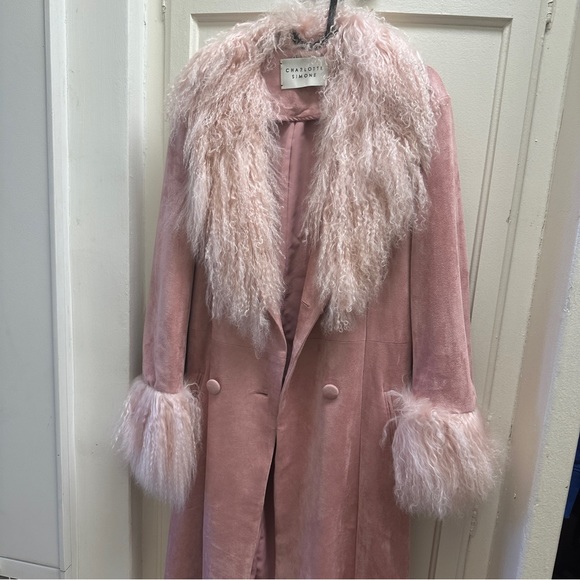charlotte simone pink penny coat - Picture 6 of 7